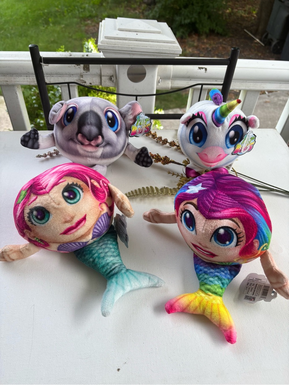 A 4 pack Bundle set of fur Balls Toys NWT - Picture 6 of 13